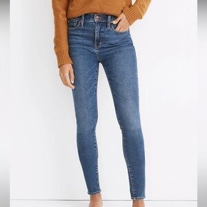 Madewell 10” High Rise Skinny Jean Wendover Wash - 27